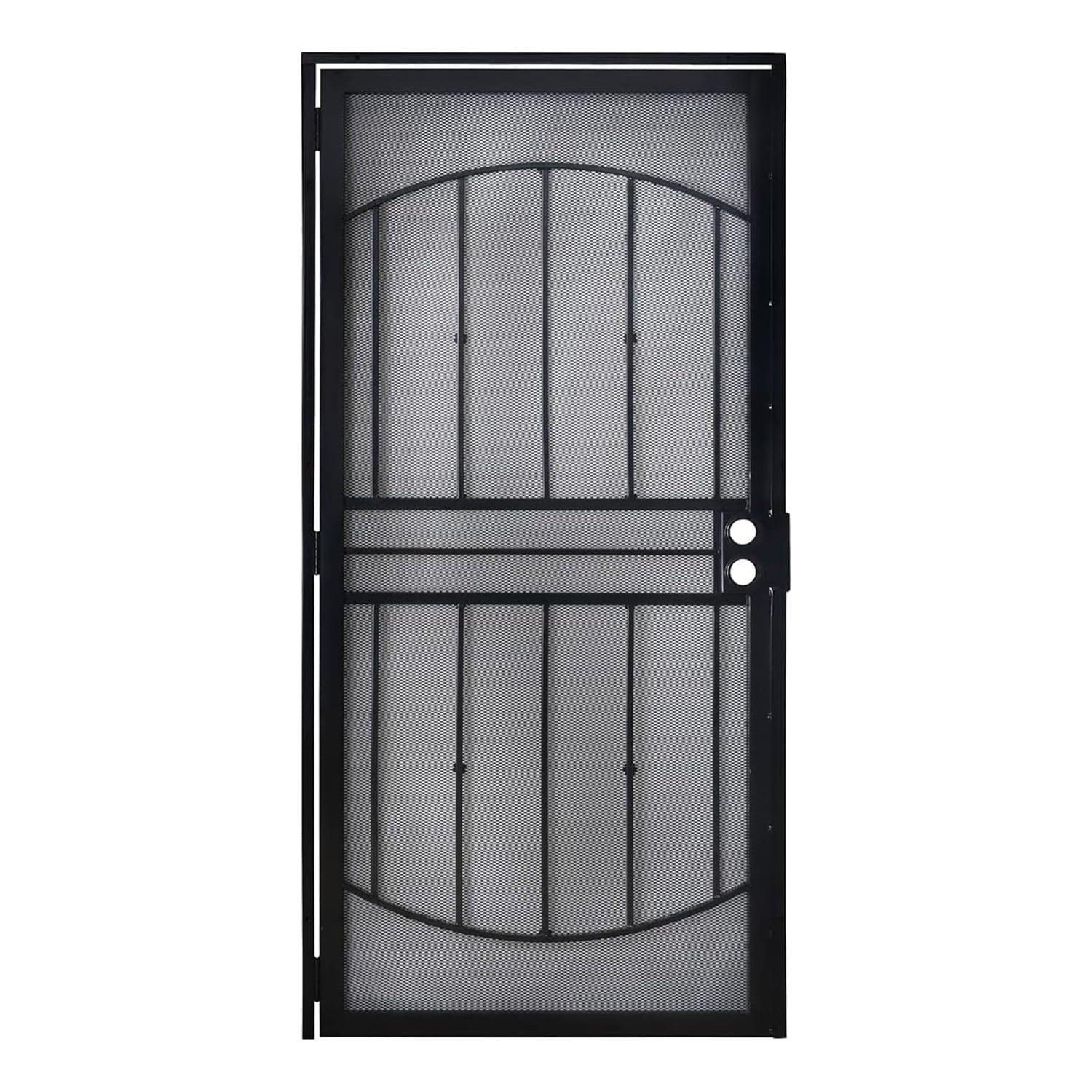 Sdstone Grisham Deluxe 32" × 80" Steel Security Door, 805 Black