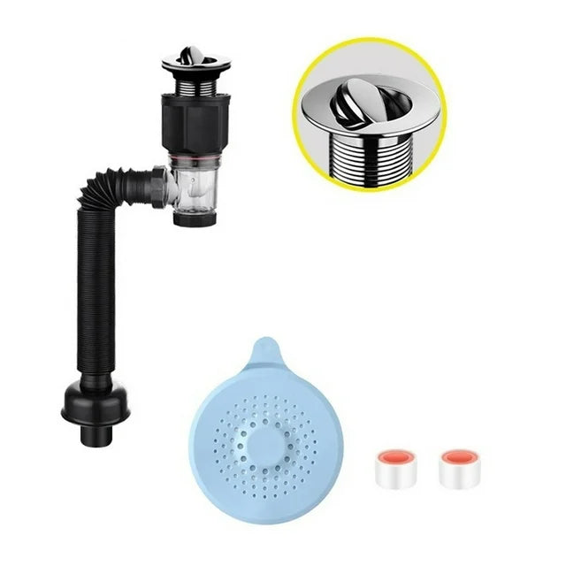 Lssam Clearance! Shark Bites Plumbing Fittings Pex Fittings Drain Pipe Kit Bathroom Drain Kit