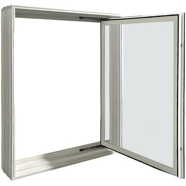Vinyl Basement Window - Secure Windows, House Windows Replacement, White Vinyl Window Frame
