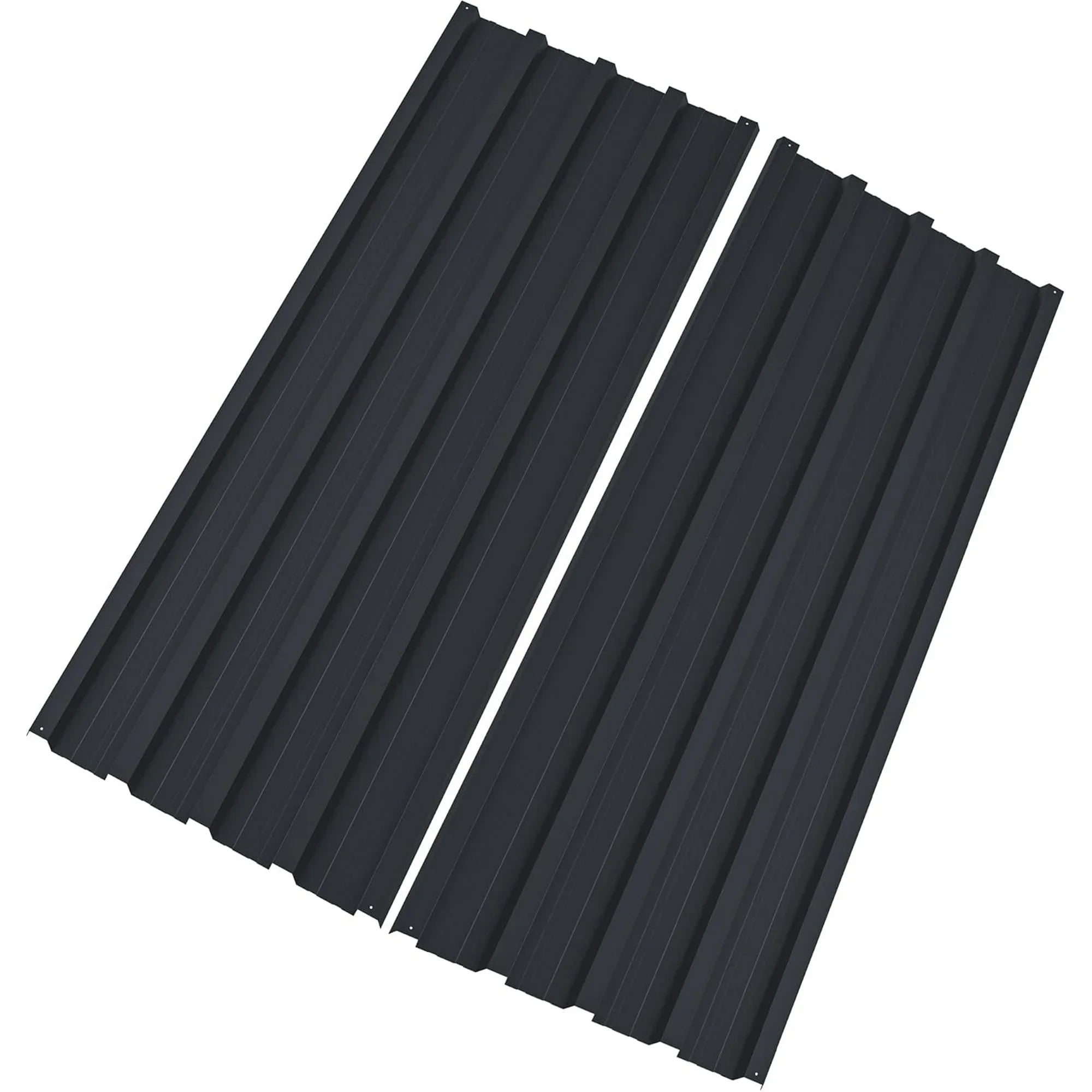 Heavy Duty Metal Roof Panels, Roof Protector for Garages, Sheds, Stables and Mobile Homes, Black,
