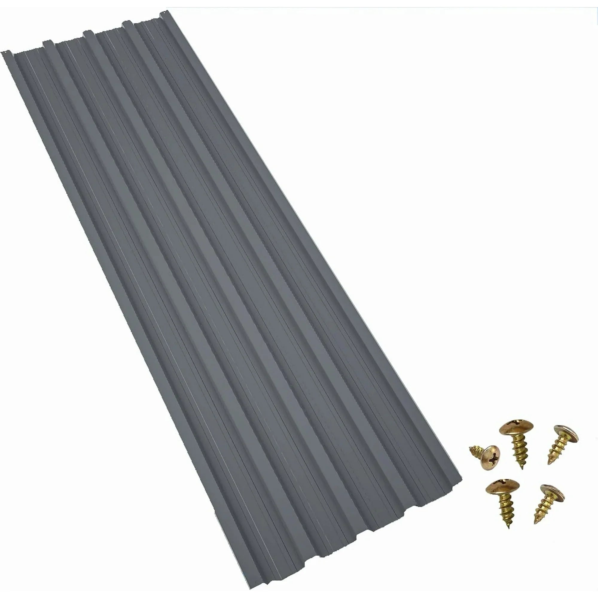 Corrugated Roofing Panels for Garages, Sheds, Stables and Mobile Homes, Grey