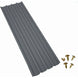 Corrugated Roofing Panels for Garages, Sheds, Stables and Mobile Homes, Grey