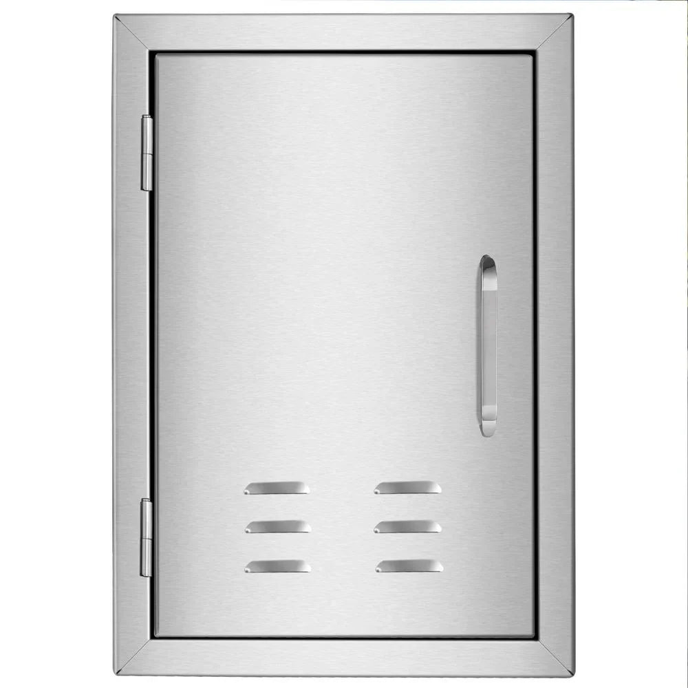 Single Stainless Steel Wall Vertical Door for Outdoor Kitchen Grill Station nice