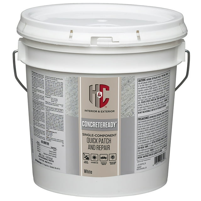 H&C ConcreteReady Single-Componet Quick Path & Repair WHITE 5lb