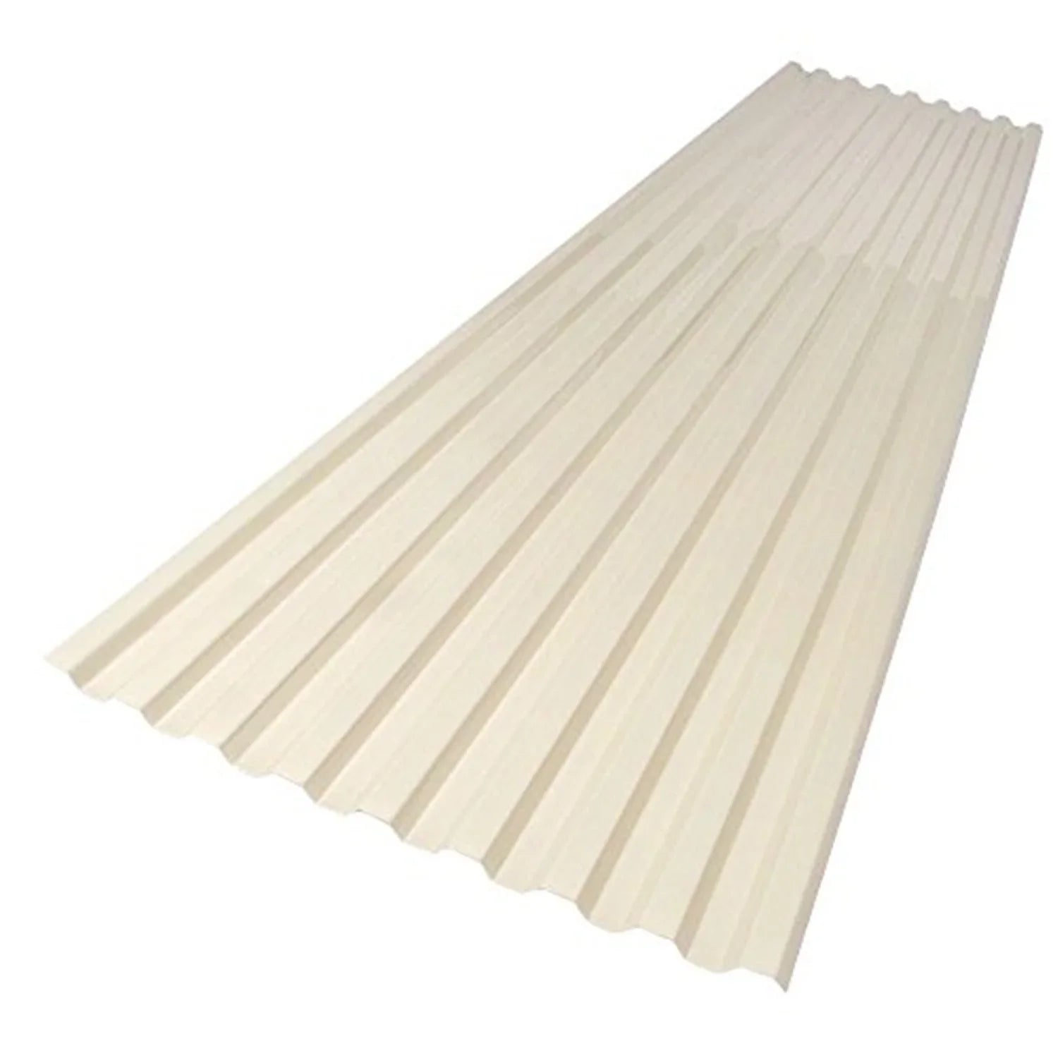 Smooth Cream Polycarbonate Roof Panel