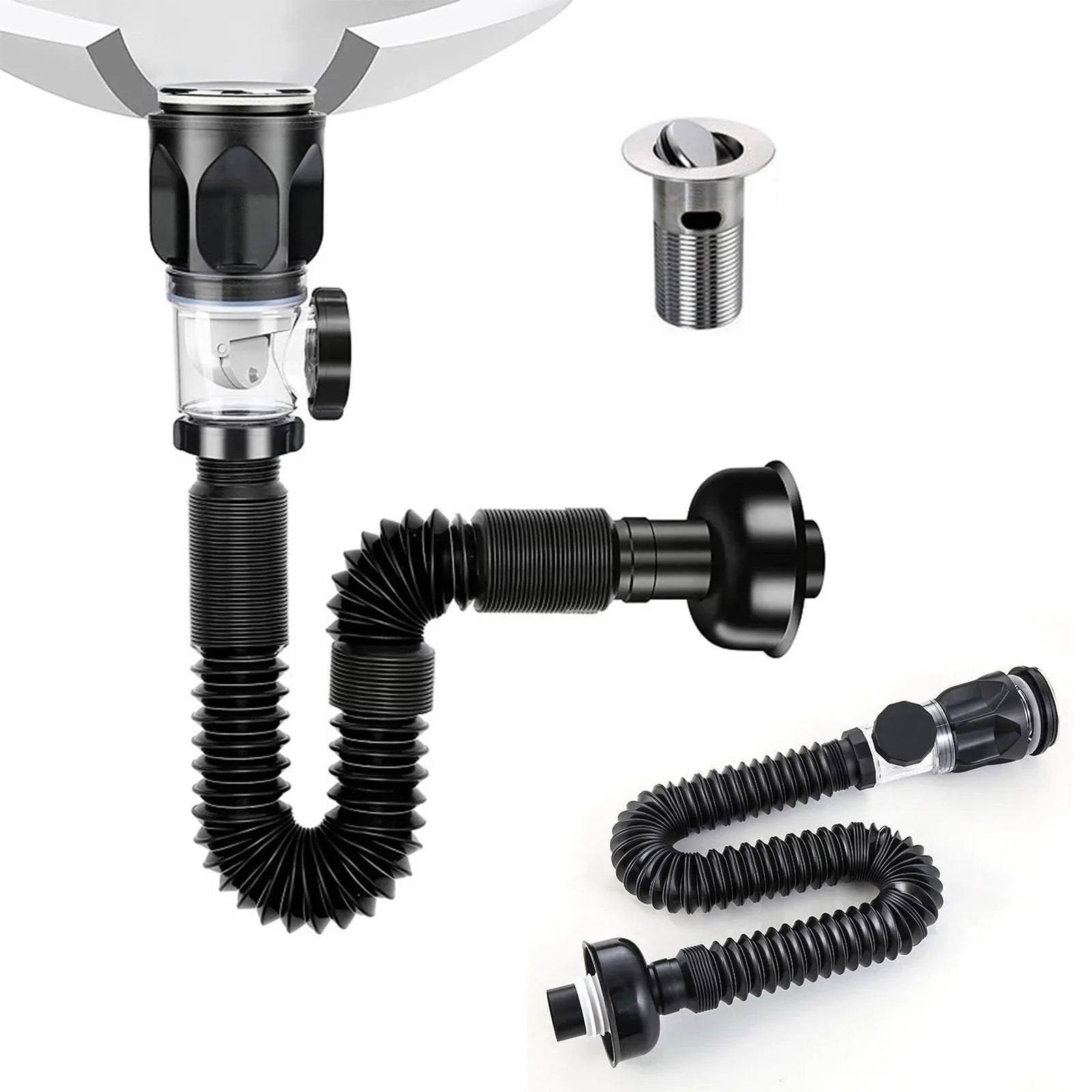 Lssam Clearance! Shark Bites Plumbing Fittings Pex Fittings Drain Pipe Kit Bathroom Drain Kit