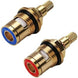 Serviceable Faucet Replacement Valve, Corrosion Resistance Brass Ceramic Disc Ensures Durability